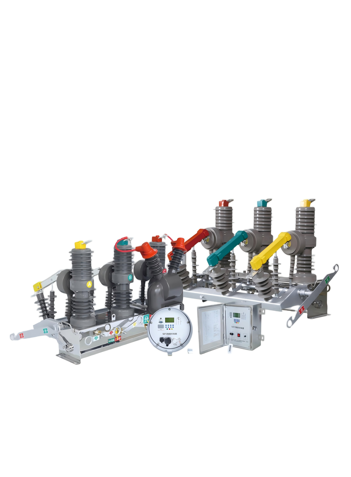 Outdoor high-voltage vacuum circuit breaker / intelligent type