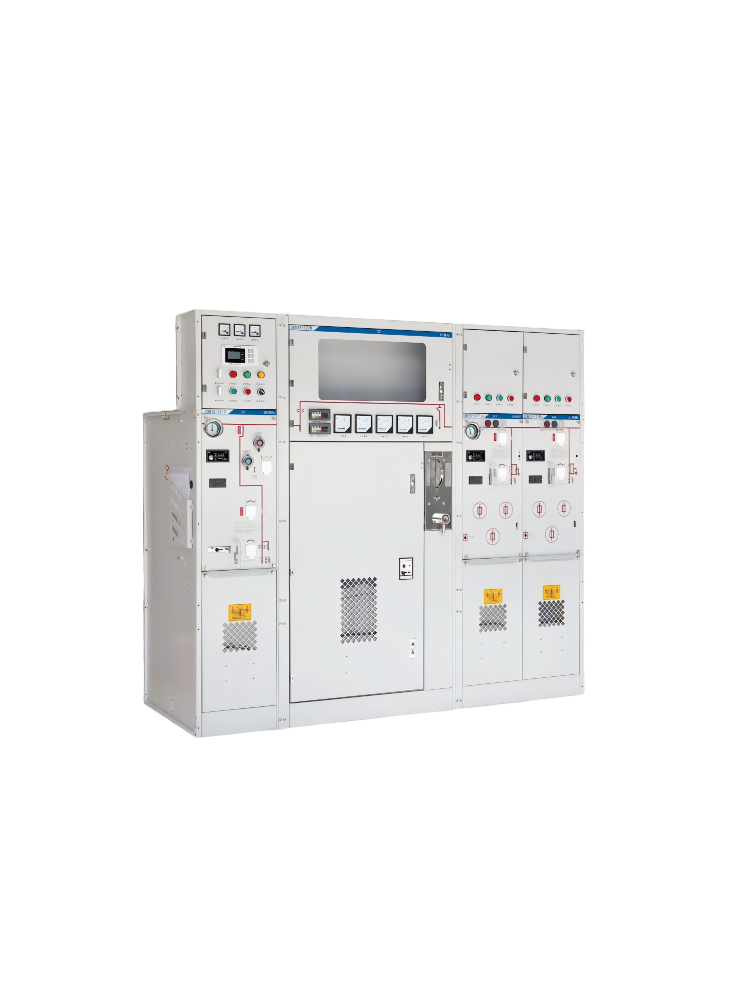 Indoor high-voltage fully insulated and fully enclosed ring network switchgear